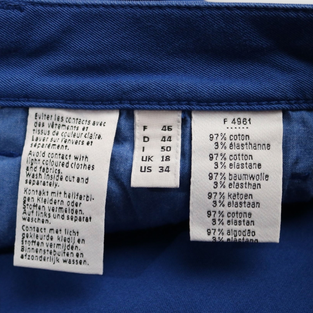 Lacoste, Nuit Royal Blue, Slim Fit, Low Rise Waist, Soft Jeans, Size 34, NWT - Picture 5 of 10